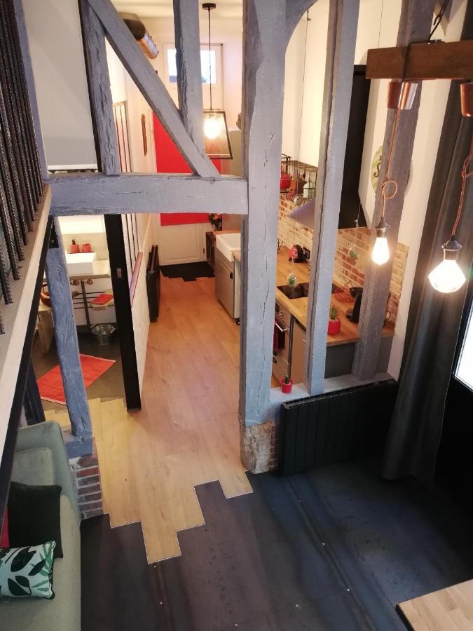 Ferienwohnung Le Loft D Oscar Hyper Centre Parking Possible Rouen Exterior foto